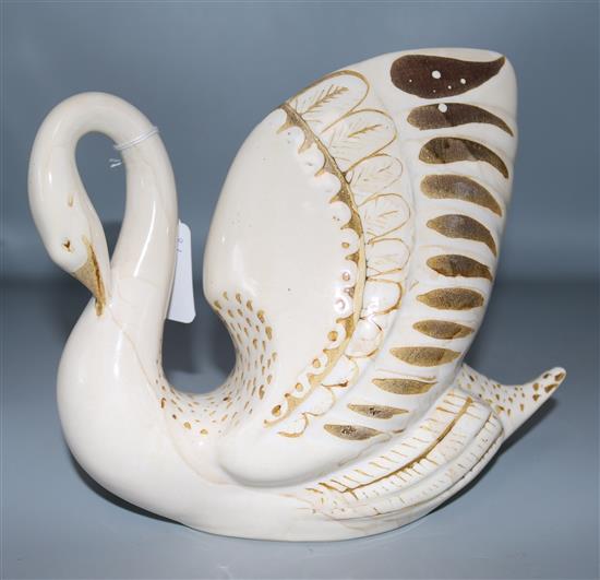 David Sharp, a figure of a swan